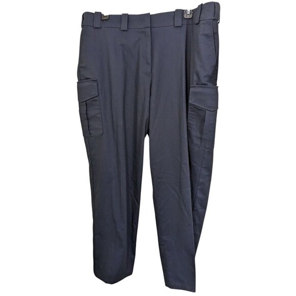 Blauer NEW Cargo Pants Womens Size 22 Navy Blue Zip Utility Work Uniform 8863XSW - Picture 1 of 6